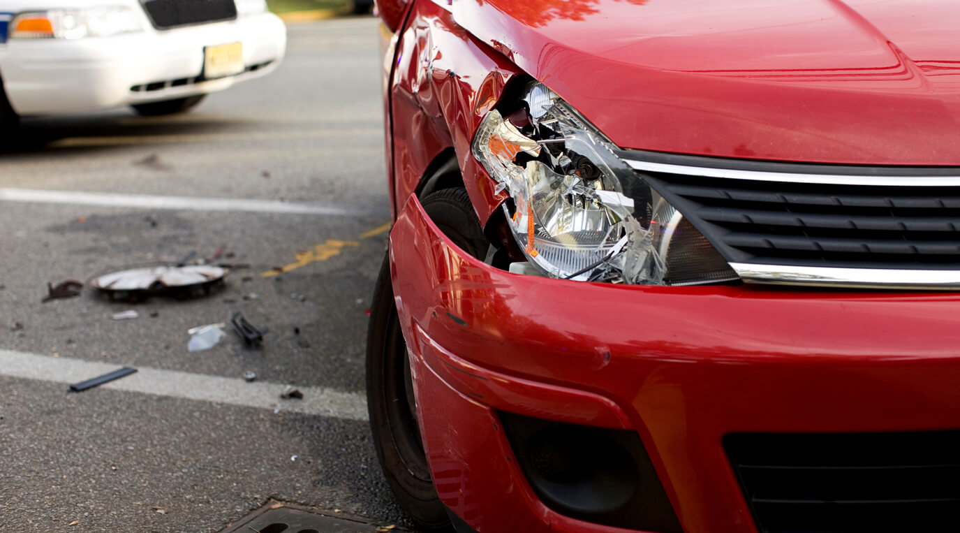 car accident scene